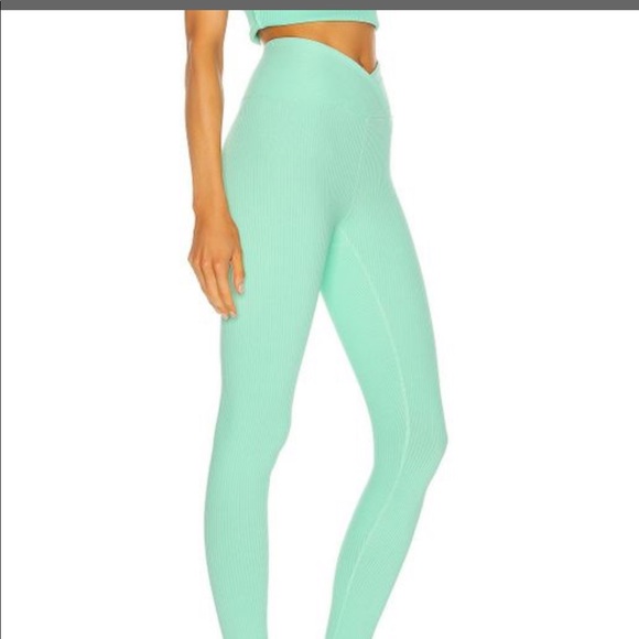 Year of Ours Mint Ribbed Leggings - Picture 5 of 11